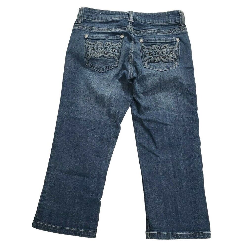 Suko Capris Size 6 Womens Medium Wash Low Rise Summer Denim